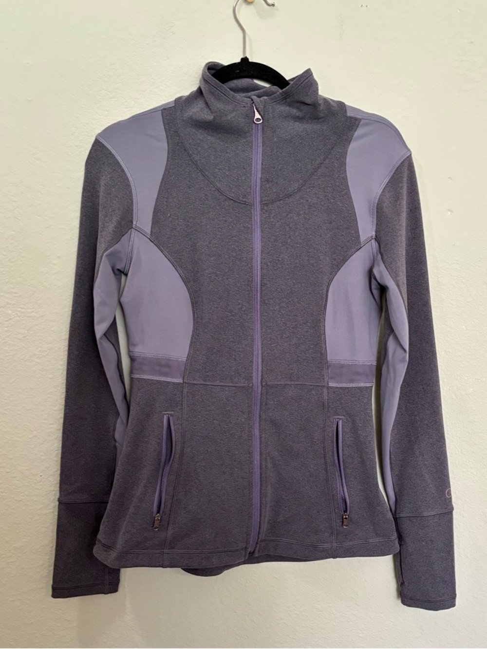 Calia Zip Up Purple Athletic Jacket Size Small